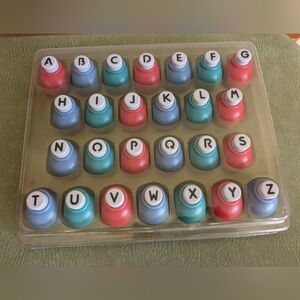 Mini alphabet paper cutter